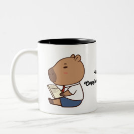 Terug naar School Funny Capybara Mok | Schattigee 