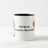 Terug naar School Funny Capybara Mok | Schattigee (Center)