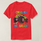 Terug naar School Funny Monster Truck I Crush and  T-shirt (Design voorkant)