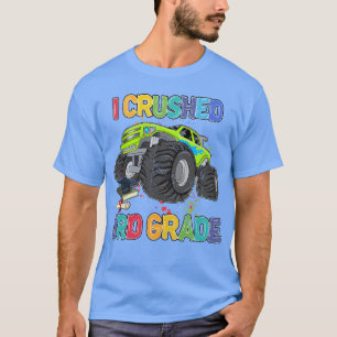 Terug naar School Funny Monster Truck I Crush rd G T-shirt