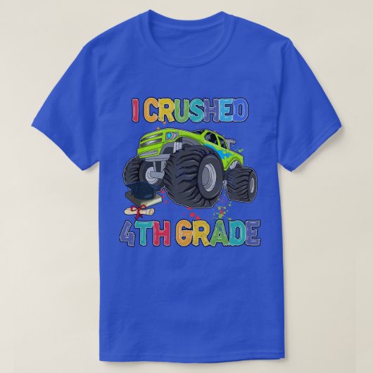 Terug naar School Funny Monster Truck Ik heb de Gr T-shirt (Design voorkant)