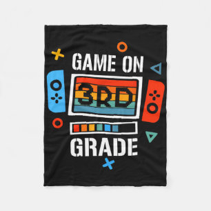 Terug naar school Game aan 3e graad Funny Gamer Ki Fleece Deken