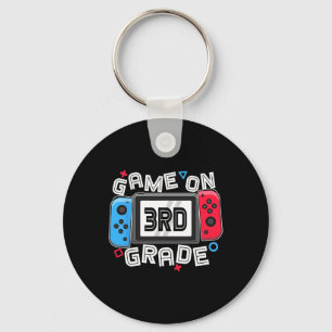 Terug naar school Game On 3e klas leuke gamer kind Sleutelhanger
