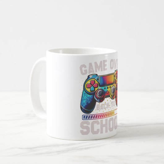 TERUG NAAR SCHOOL GAME OVER KOFFIEMOK (Voorkant links)