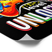 Terug naar school Gamepad Kleuterschool Niveau Ont Poster (Hoek)