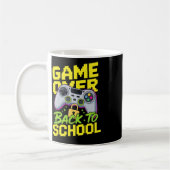 Terug Naar School Gamer Controller Grappige Pun Gr Koffiemok (Links)