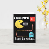 Terug naar school Gamer Squad Ik pauzeerde mijn sp Kaart (Gele Bloem)