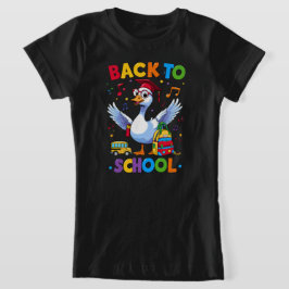 Terug naar school gans – Kleurrijk leuk T-shirt on