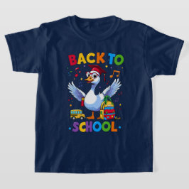 Terug naar school gans – Kleurrijk leuk T-shirt on
