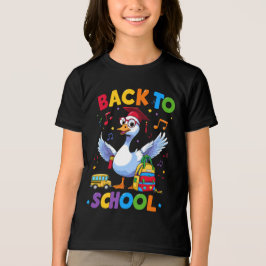 Terug naar school gans – Kleurrijk leuk T-shirt on