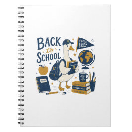 Terug naar school Gans Universiteit Notitieboek