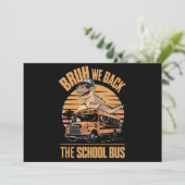 Terug naar school gast we zijn terug eerste school kaart (Staand voorkant)