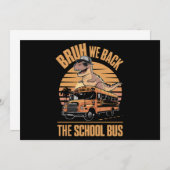 Terug naar school gast we zijn terug eerste school kaart (Voorkant / Achterkant)