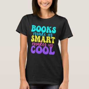Terug naar school geef Engels lezen les vrouwelijk T-shirt