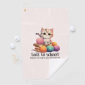 Terug naar school? Geef me gewoon garen Golfhanddoek (Insitu)