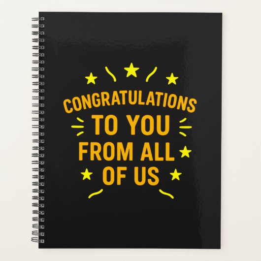 Terug naar school gefeliciteerd – Citaat Planner (Voorkant)