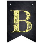 Terug naar School Gekleurde Krijtbord Decoratie Vlaggetjes (Tweede vlag)