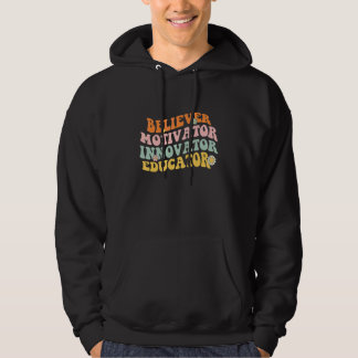 Terug Naar School Gelover Motivator Innovator Onde Hoodie