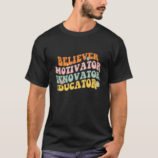 Terug Naar School Gelover Motivator Innovator Onde T-shirt