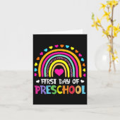 Terug naar school Gelukkige eerste dag van de kleu Kaart (Gele Bloem)