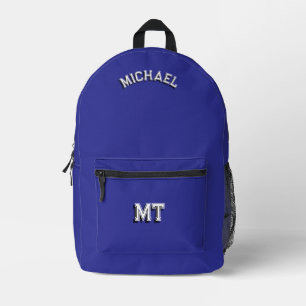 Terug naar school gemerkt beginletter schooltas bl bedrukte rugzak