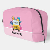 Terug naar School Gepersonaliseerde custom kindere Toilettasje (Rechterhoek)