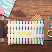 Terug naar School gepersonaliseerde Pencil hoesje  Etui