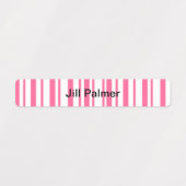 Terug naar school gestreepte labels voor jongens e (Design 1)