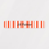 Terug naar school gestreepte labels voor jongens e (Design 2)