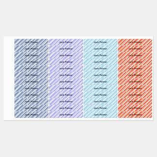 Terug naar school gestreepte labels voor jongens e