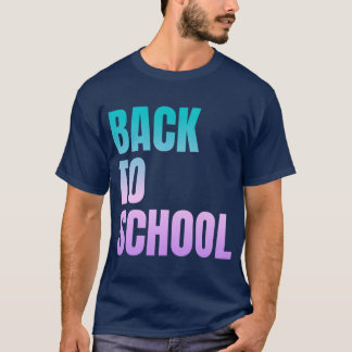Terug naar school gezin t-shirt
