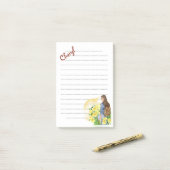 Terug naar School Girl Post-it Notes (Op bureau)