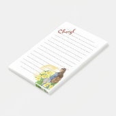 Terug naar School Girl Post-it Notes (Schuin)