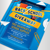 Terug naar school Giveaway Flyer School Locker Fly