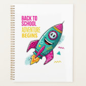 Terug naar school gloeilamp – Het avontuur begint Planner (Voorkant)