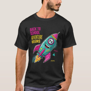 Terug naar school gloeilamp – Het avontuur begint T-shirt