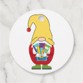 Terug naar School Gnome Bedankjes Labels (Achterkant)