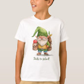 Terug naar School Gnome T-shirt (Voorkant)