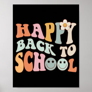 Terug naar school Gnoovy Retro eerste dag S Poster