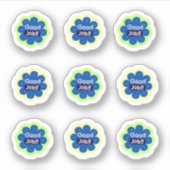 Terug naar School "Goed gedaan" Stickers (Voorkant)