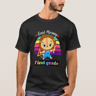 Terug naar school Goedemorgen leerkracht eerste kl T-shirt