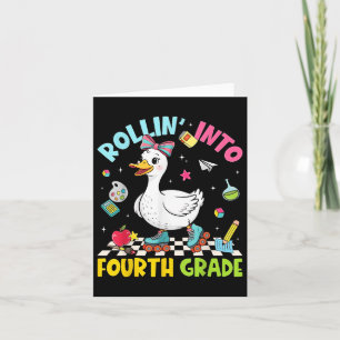 Terug naar school Goose Rolling in 4e klas Kaart