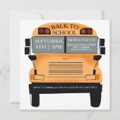 Terug naar school grappig einde zomerfeest kaart (Voorkant)