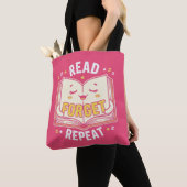 Terug naar school Grappig Slaperig Boek Student Tote Bag (Dichtbij)