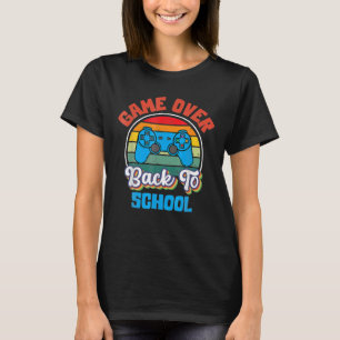 Terug naar school grappig spel over lerarenstudent t-shirt