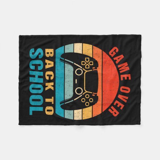 Terug naar school grappig spel over schoolgeld fleece deken (Voorkant (Horizontaal))