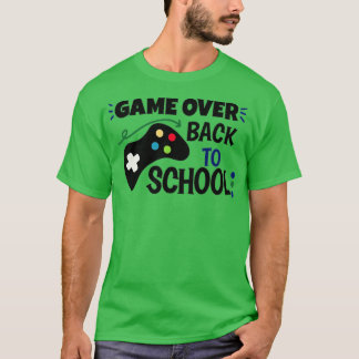 Terug naar school Grappig spel over schoolstudente T-shirt