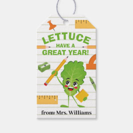 Terug naar school Grappig voedsel Pun Heb een gewe Cadeaulabel