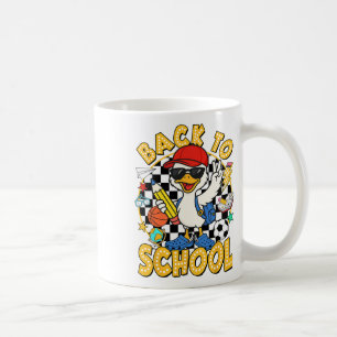 Terug naar school grappige domme gans eerste schoo koffiemok