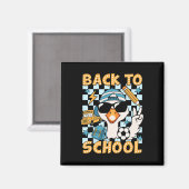 Terug naar school Grappige Domme Gans Eerste Schoo Magneet (Voorkant / Achterkant)